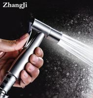 Zhang Ji 304 Stainless Steel Bathroom Handheld Bidet Sprayer head Toilet women Bidet faucet Multifunctional Rinse Accessories