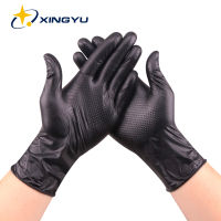 Black Gloves Disposable Latex Free Powder-Free Exam Glove Size Small Medium Large X-Large Nitrile Vinyl Synthetic Hand S M XL