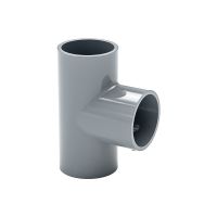 [Fast delivery]Original PVC tee joint water pipe fittings UPVC pipe gray plastic water pipe 4 minutes 16 18 32 40 50mm