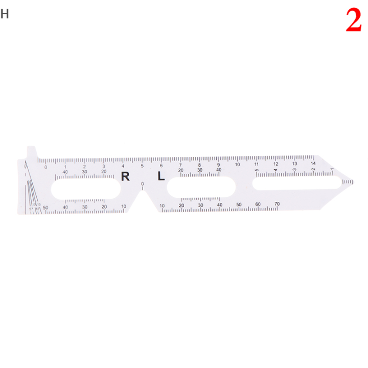 HF 1Pcs Measure Optical Vernier PD Ruler Pupil Distance Meter Eye ...