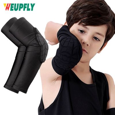 1Pcs Kids/Youth 5-15 Years Sports Honeycomb Compression Knee Pad Elbow Pads Guards Protective Gear for Basketball Football