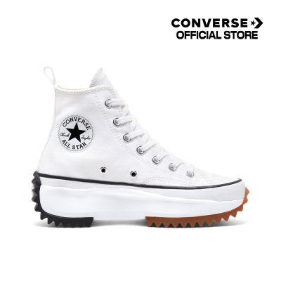 Converse รองเท้าผ้าใบ Sneakers คอนเวิร์ส RUN STAR HIKE HI ผู้ชาย ผู้หญิง unisex สีขาว 166799C 166799CH0WW