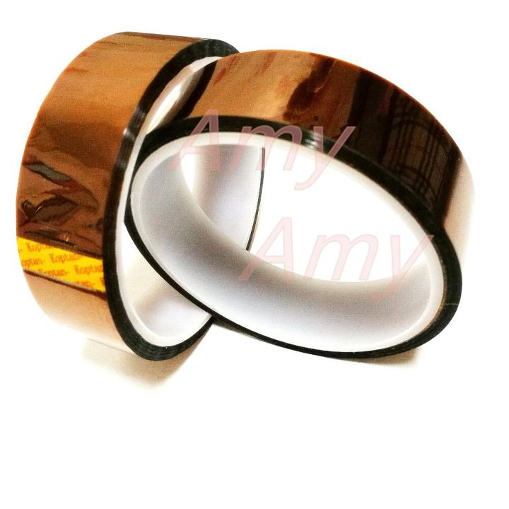 25mm-gold-finger-brown-high-temperature-tape-polyimide-high-temperature-insulation-adhesive-tape-line-battery-adhesive-ta-adhesives-tape