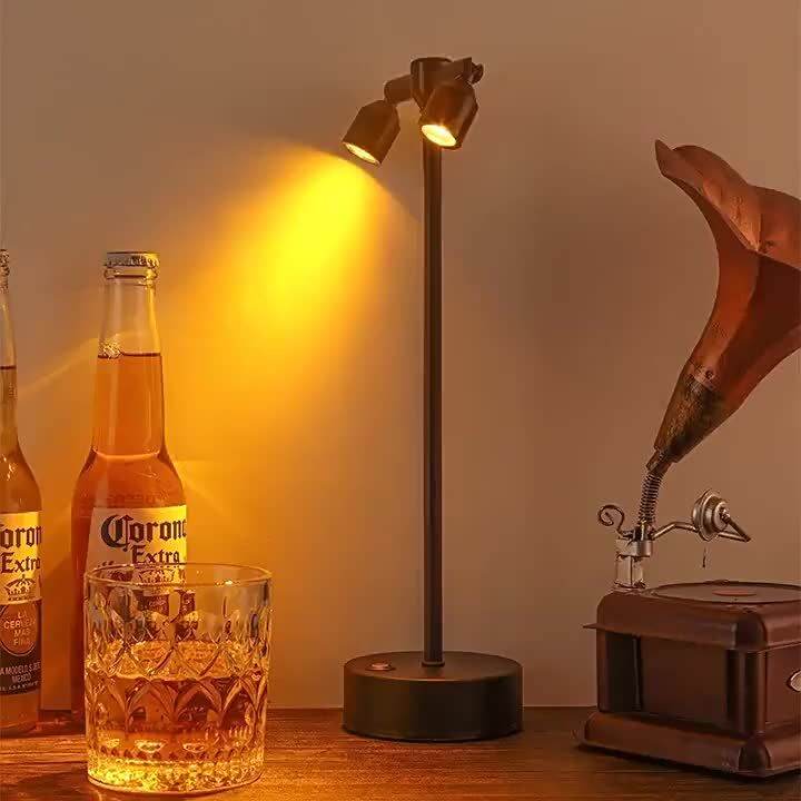Rechargeable Bar Table Lamp Outdoor Restaurant Ambience Light Small