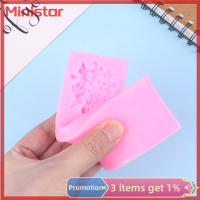 Ministar เครื่องมืออบอาหารแบบ DIY ของเหลวซิลิก้าเจลน้ำตาลรูปดอกไม้1ชิ้นอบแม่พิมพ์น้ำแข็งลวดลายแม่พิมพ์ขนมหวานพิมพ์ทำเค้ก