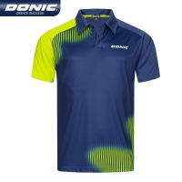 Blue Sport Polo Donic Table tennis t shirt clothes sportswear jersey men women Badminton Sport top 83231