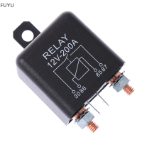 FUYU รีเลย์เครื่องกว้านสำหรับรถยนต์รถตู้เรือ4ขา12V 200แอมป์สำหรับงานหนัก