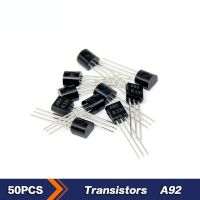 50pcs/lot A92 MPSA92 TO-92 ทรานซิสเตอร์ PNP ทรานซิสเตอร์ 300V 500MA ชิป IC ใหม่และเป็นต้นฉบับ