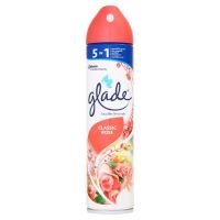 SuperSale63 320 มล. เกลด Glade ผลิตภัณฑ์ปรับอากาศ ดูแลกลิ่นให้หอมในสภาพแวดล้อม เกลดสเปรย์กลิ่นคลาสสิคโรส 320 มล.