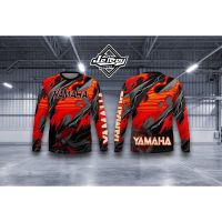 2023 design corner yamaha motorcycle jersey riders full sublimation  3d cycling jersey sportswear Long Sleeve t-shirt ，Can be customization