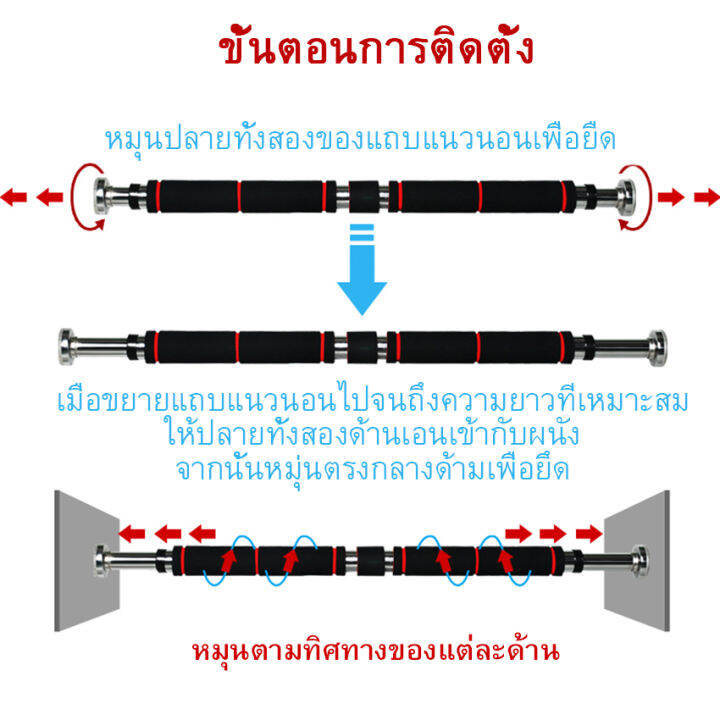 บาร์โหนติดประตู-เพิ่มกล้าม-ฟิตเนส-ลดน้ำหนัก-ซิกแพค-ลดไขมัน-กีฬา-บาร์ดึงข้อไม่ต้องเจาะประตู-บาร์โหน-บาร์ดึงข้อ-อุปกรณ์ออกกำลังกาย