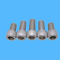 10pcs 516-24*1-12 Allen Screws Cylinder Head knurled screw Hexagon Socket Machine bolts Nail 304 Stainless steel