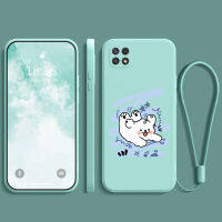 เคสโทรศัพท์ samsung a22 5g ยางนิ่ม กันกระแทก กันน้ำ กันลื่น ฝาหลัง คลุมเต็มขอบ ไม่เบียด ฟิล์มมือถือ เคสใส่เลนส์ ลายการ์ตูนน่ารัก