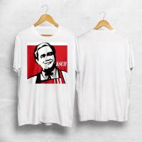 การออกแบบเดิมเสื้อยืดลุงตู่ ลุงตู่KFC FCลุงตู่ไม่ควรพลาด เนื้อผ้าดีนิ่มสบายเกรดพรีเมี่ยม ป้าย fruit of the loom