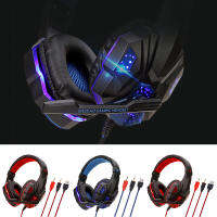 Ready stock Soyto SY830 3.5mm หูฟังเกมมิ่ง แบบครอบหัว มีไมโครโฟน ระบบสเตริโอ มีไฟรอบ Gaming Headphone with Micro