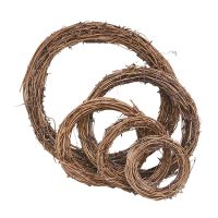 35/25/20/15cm Rattan Craft Floral Hoop Wreath Frame DIY Dried Flower Hoop for Christmas Wedding Party Wreath Garland Decorations