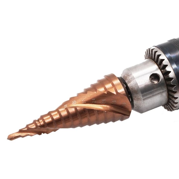 m35-5-cobalt-step-drill-bit-1-4-inch-cone-hex-shank-spiral-groove-taper-point-metal-drill-bit-hole-cutter-for-stainless-steel