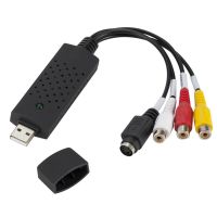 +【； Portable USB2.0 Audio Video Capture Card Adapter Easy To Cap Easycap VHS To DVD Video Capture Converter For Win7/8/XP/Vista