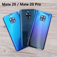 Back Case For Huawei Mate 20 Pro Cover Battery Rear Housing With Camera Glass Lens Adhesive Sticker Phone Spare Parts