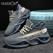 Huieson Shoes men s new casual sneakers mesh breathable men s versatile