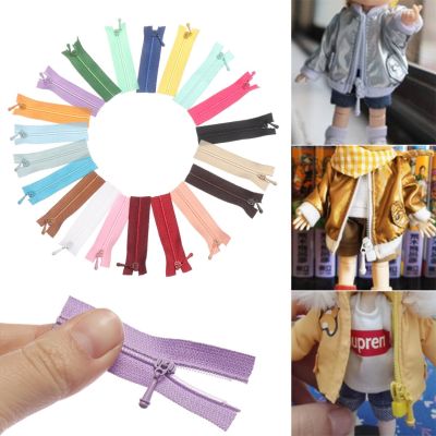 5Pcs/Set Colorful Mini Zipper For Handmade Sewing Doll Clothing Zippers Scrapbooking Garment Applique DIY Clothes Accessories Door Hardware Locks Fabr