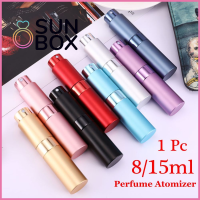 SUN BOX 8/15ml ลดกระหน่ำ ความงามของผู้หญิง เครื่องมือแต่งหน้า แบบพกพา กล่องสเปรย์ เครื่องฉีดน้ำน้ำหอม กระจก ขวดรีฟิล