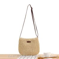 hot【DT】△❁  Knitted Purses and Handbags Shoulder Woven Side for Ladies Woman Handbag Beach