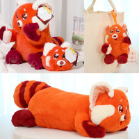 Mei Red Turning Panda Plush Toy Purse Keychain Bag Pillow Animal Stuffed Cartoon