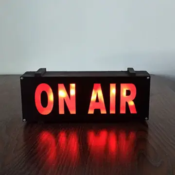 [Alfoto] ON AIR SIGN LED LIGHT/ #1 Item for (/Studio/Home  Studio/Company/Desk or Wall Decor). Simple and easy ON/OFF Switch Button.  Available