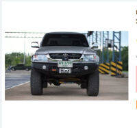 กันชนหน้าเหล็ก ใส่ Toyota Tiger ยี่ห้อ เปี๊ยกระยอง มาตราส่งนอก