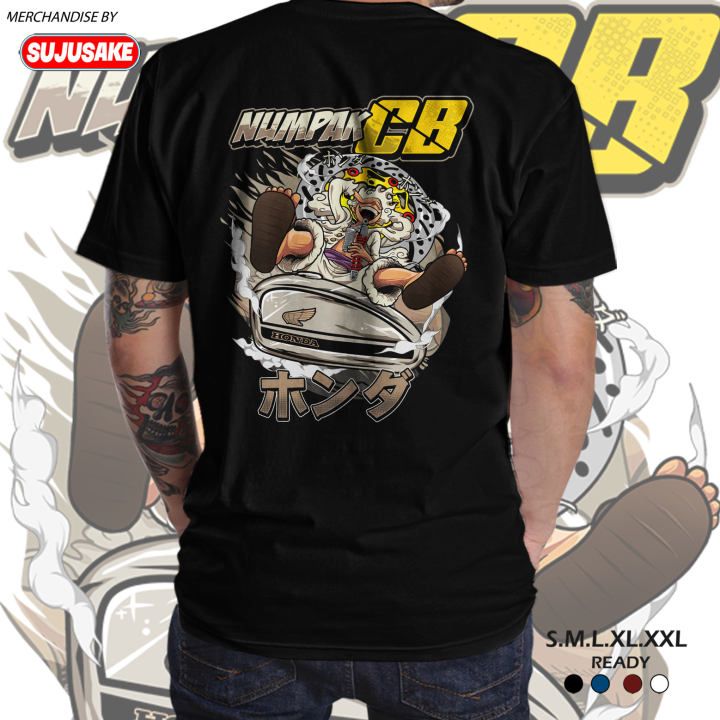 Baju Kaos Atasan Pria Wanita Honda Numpak Cb Indonesia Gl Gl100 Nyebe