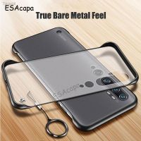 ❅ Frameless Translucent Hard PC Matte Phone Case For Xiaomi Mi 10 Pro 9 SE CC9E 8 Lite 6X Note 10 Poco X2 Redmi K30 K20 Pro Cover