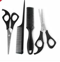 IG เครื่องมือช่างตัดผมชุดเครื่องมือหวีกรรไกรตัดผม 4 ชิ้น / ชุด hair cutting scissor set haircut comb