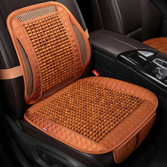 Lót ghế và tựa lưng ô tô hạt gỗ massage cho xe hơi, xe khách, xe tải - ảnh sản phẩm 9