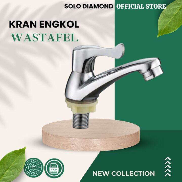 Promo Kran Cuci Tangan Engkol Keran Air Wastafel Stainless Tahan Lama Kran Wastafel Engkol Spot