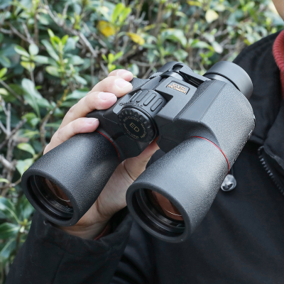12X50กล้องส่องทางไกลกลางแจ้งเลนส์เคลือบสีแดงเลนส์ขนาดใหญ่ความละเอียดสูง Bak4