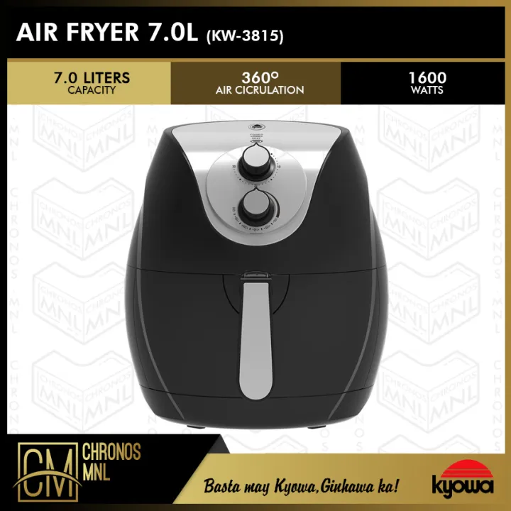Chronos Kyowa KW3815 MultiFunctional Air Fryer 7.0L (1600 Watts