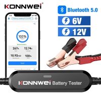 KONNWEI BK100 Bluetooth 5.0 Car Motorcycle Battery Tester 6V 12V Battery Analyzer 100 To 2000 CCA Charging Cranking Test Tools