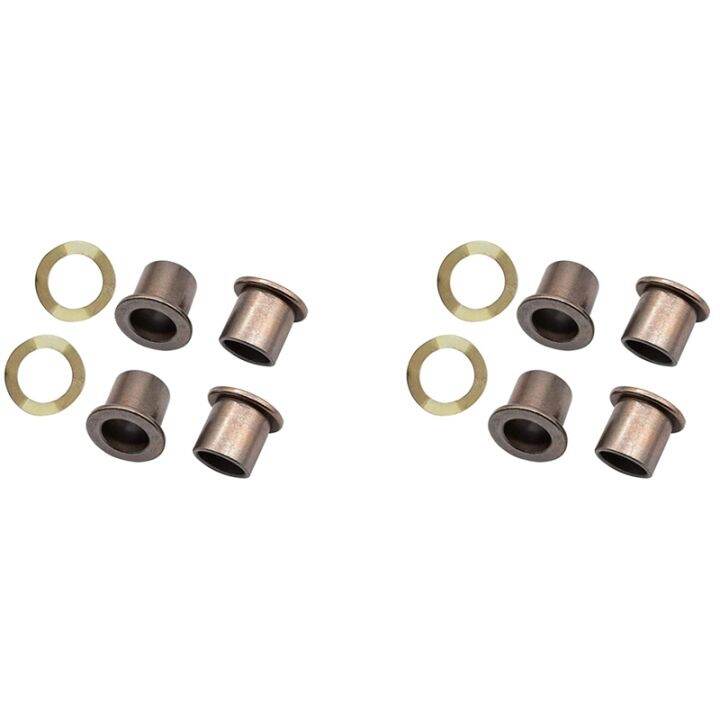2 set Spindle Bushings Upper and Lower Bushings Bronze, King Pin Wave Washer, for Club Car