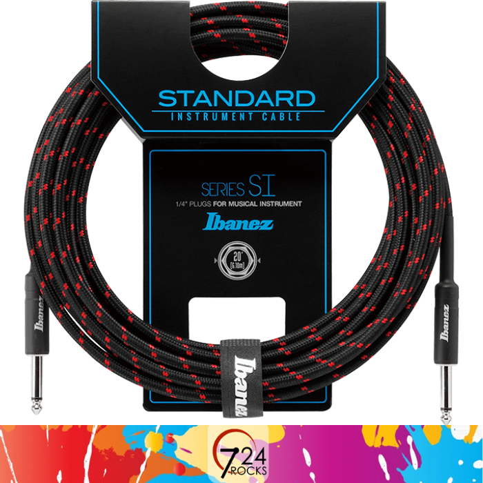 724ROCKS Ibanez Guitar Ibanez SI20 20ft SI series instrument cable