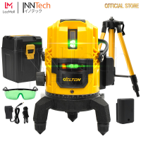 DELTON เครื่องวัดระดับเลเซอร์ ระดับน้ำเลเซอร์ 2 เส้น 360 องศา เลเซอร์สีเขียว 2 Lines Green Laser Level รุ่น DT-GL2P เลเซอร์ เลเซอร์วัดระดับ วัดได้ทั้งกลางแจ้ง-ที่มืด พร้อมกล่องเก็บอุปกรณ์ แถมฟรี!! ขาตั้งวัดระดับ มูลค่า 590 บาท