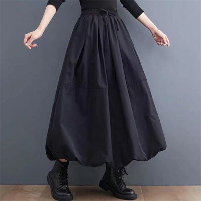 ‘；’ Long Skirt Womens Ball Gown Skirts Vintage Black Summer Midi Skirt Spodnica Plisowana Jupe Femme Vrouw Rokken Rokje