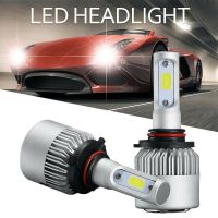 2pcs Universal H4 LED Headlight Bulbs Kit 9V-32V 72W Car Motorcycle Globes High Low Beam Lamp IP65 6000K Auto Lamps