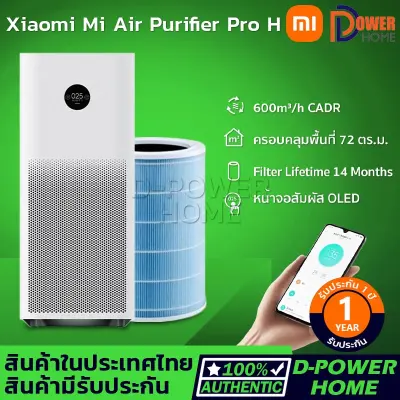 ส่งจากไทย?? รับประกัน 1 ปี??Xiaomi Mi Air Purifier Pro H PM 2.5 เครื่องฟอกอากาศ 72 ตรม. รับประกันสินค้า 1 ปี