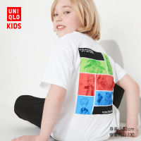 Uniqlo ชุดเด็กผู้ชาย/เด็กผู้หญิง (UT) เสื้อยืดพิมพ์ลาย (แขนสั้น Baokemeng พ่อแม่-Child) 457841