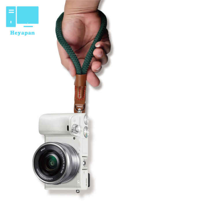 กล้อง-cod-ผ้าทอไนลอนสายคล้องแทบข้อมือด้วยมือปรับได้ใช้ได้กับแคนนอนสายรัดพยุงข้อมือกล้อง-sony-leica-dslr