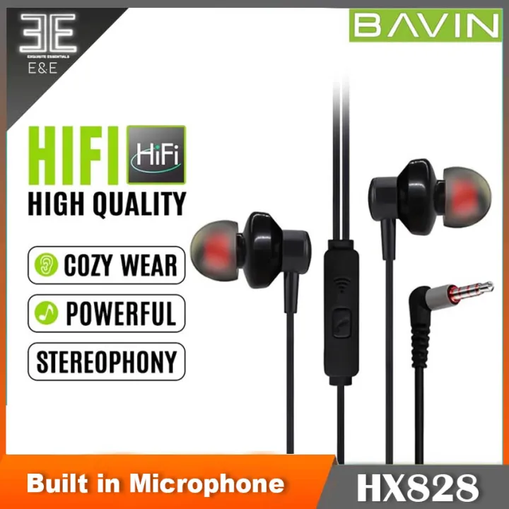 E&E BAVIN HX828 High and Ultimate HiFi Earphone w/ Universal 3.5mm ...