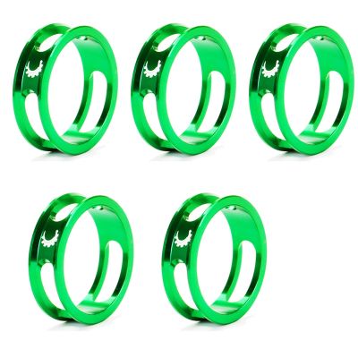 5Pcs Bicycle Headset Front Fork Washers MTB Mountain Road Bike Dead Fly Hollow Lightweight Stem Spacers