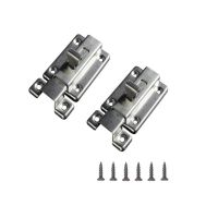 Sliding Bolt Lock Stainless Steel Security Sliding Latch for Doors Windows 3-Inch Length -Pack of 2 Door Hardware Locks Metal film resistance