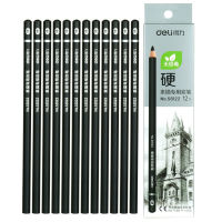 Deli Sketch Charcoal Pencil Set Hard Medium Soft Carbon Sketching Artist Pencils Painting Charcoal Pencil Artists Drawing Set